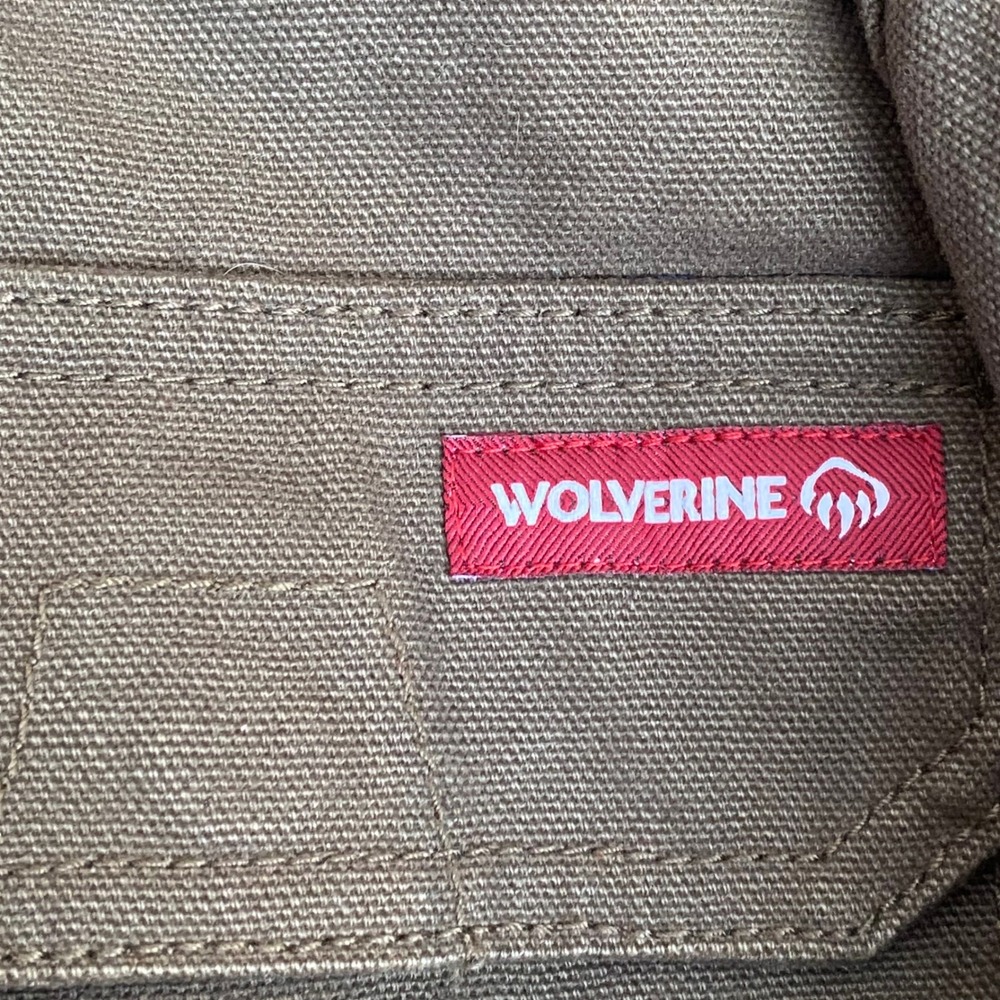 WOLVERINE Men's Quilted Lined Hooded Work Jacket Brown Size XXL - Picture 6 of 10